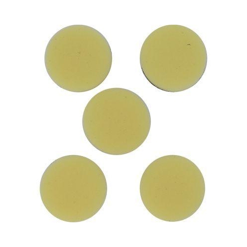 Kunststoffpad gelb, Durchmesser 50,0mm, 5er Pack KS TOOLS 515.5126