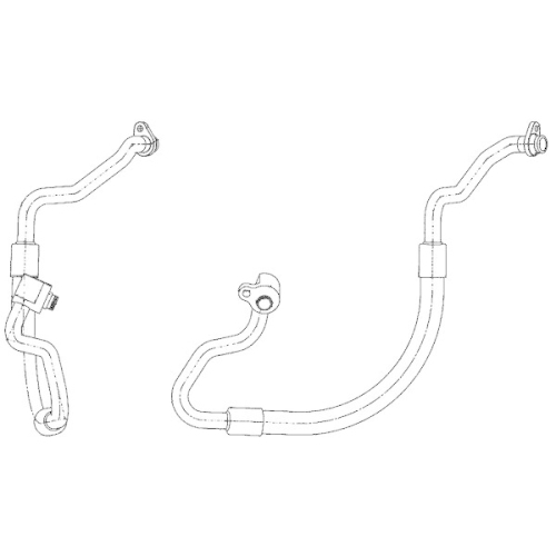 MAHLE Niederdruckleitung, Klimaanlage BEHR *** PREMIUM LINE *** AP 129 000P