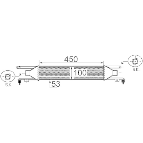 MAHLE Ladeluftk&uuml;hler BEHR *** PREMIUM LINE *** CI 250 000P