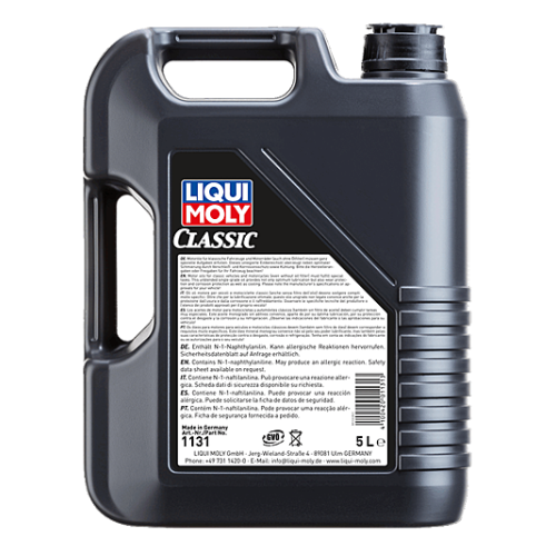 Motor&ouml;l LIQUI MOLY 1131 SAE 50 Classic Viskosit&auml;t VG 68 Kanister 5 Liter