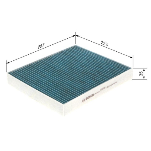 BOSCH Filter, Innenraumluft FILTER+ 0 986 628 539