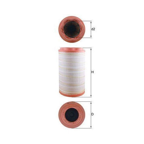 MAHLE Luftfilter LX 5664