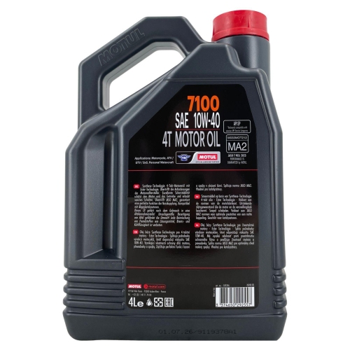 Motor&ouml;l Motorrad&ouml;l 7100 4T 10W-40 - 4 Liter Motul 109396