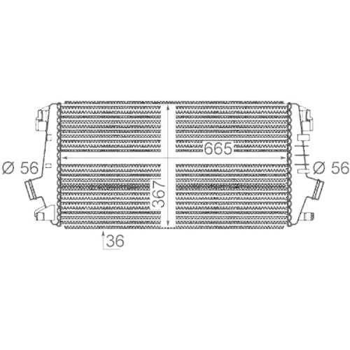 MAHLE Ladeluftk&uuml;hler BEHR *** PREMIUM LINE *** CI 364 000P