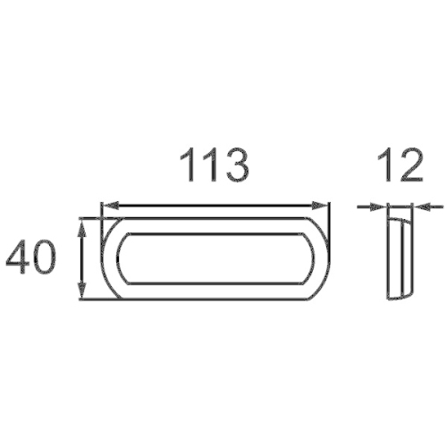 HELLA R&uuml;ckstrahler SHAPELINE TECH 8RA 013 403-001