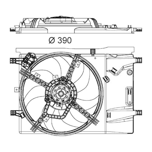 MAHLE Lüfter, Motorkühlung BEHR *** PREMIUM LINE *** CFF 181 000P