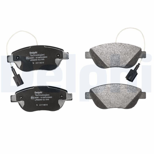DELPHI Bremsbelagsatz, Scheibenbremse LP2240