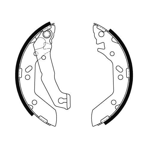 TRW Bremsbackensatz GS8684