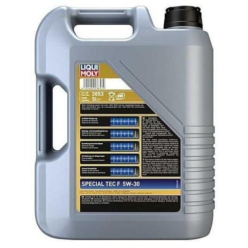 Liqui Moly Motor&ouml;l Leichtlauf Special Tec F 5W-30 5-Liter Kanister 3853+&Ouml;lzettel