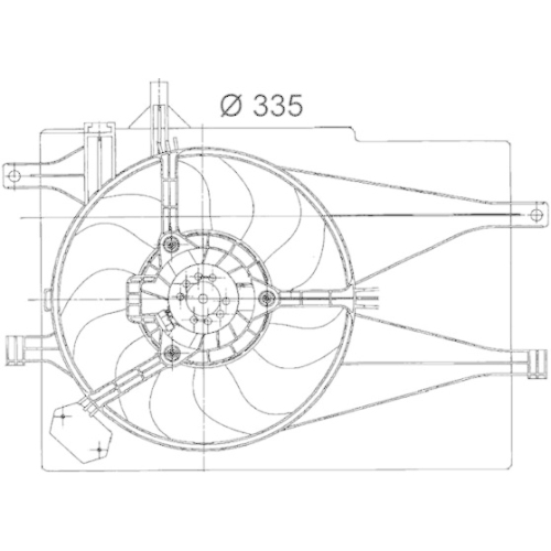 MAHLE L&uuml;fter, Motork&uuml;hlung BEHR *** PREMIUM LINE *** CFF 204 000P