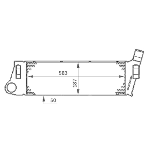 MAHLE Ladeluftk&uuml;hler BEHR *** PREMIUM LINE *** CI 39 000P
