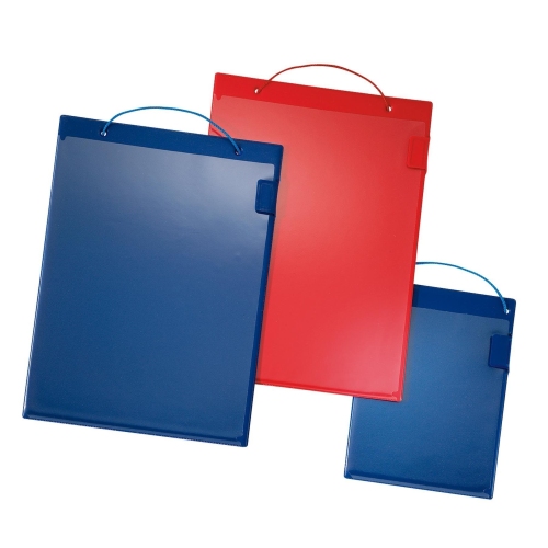 Auftragstasche Basic extra robust, Klettverschluss, Gr&ouml;&szlig;e DIN A4, Rot Werkstatt