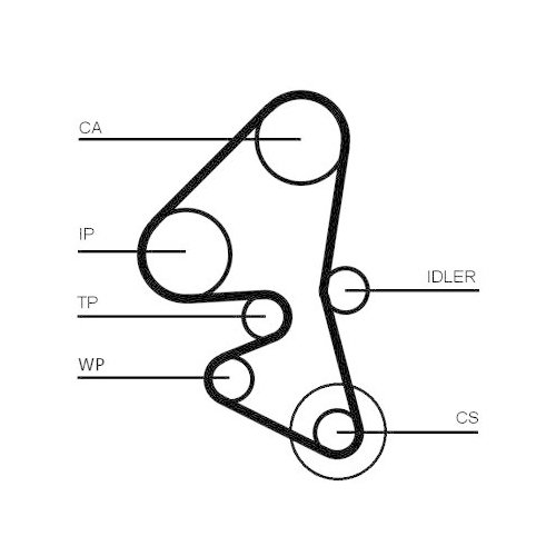 CONTINENTAL CTAM Wasserpumpe + Zahnriemensatz CT1162WP4
