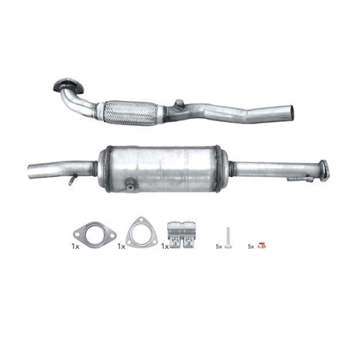HELLA Ru&szlig;-/Partikelfilter, Abgasanlage Easy2Fit &ndash; PARTNERED with Faurecia 8LG 366 070-811