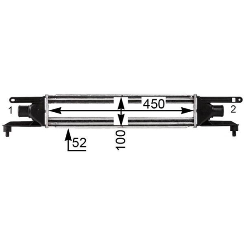 MAHLE Ladeluftk&uuml;hler BEHR *** PREMIUM LINE *** CI 435 000P