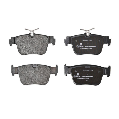 DELPHI Bremsbelagsatz, Scheibenbremse LP3669