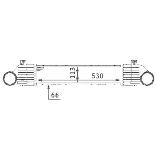MAHLE Ladeluftkühler BEHR *** PREMIUM LINE *** CI 48 000P