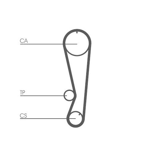 CONTINENTAL CTAM Zahnriemen CT827