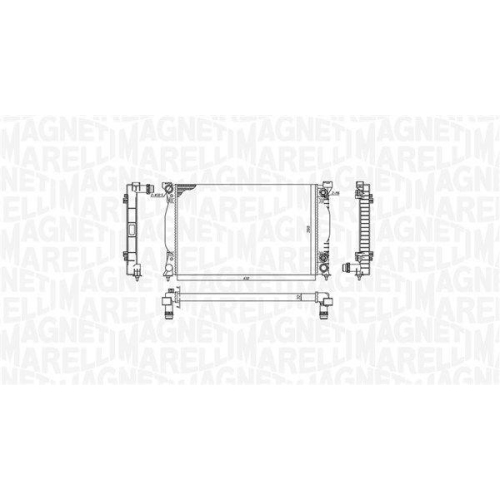 MAGNETI MARELLI Kühler, Motorkühlung 350213196500
