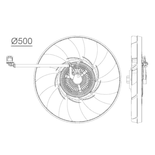 MAHLE Lüfter, Motorkühlung BEHR *** PREMIUM LINE *** CFF 476 000P
