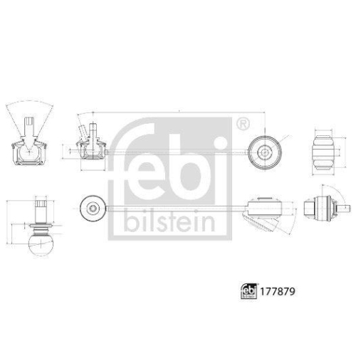 FEBI BILSTEIN Lenker, Radaufh&auml;ngung 177879