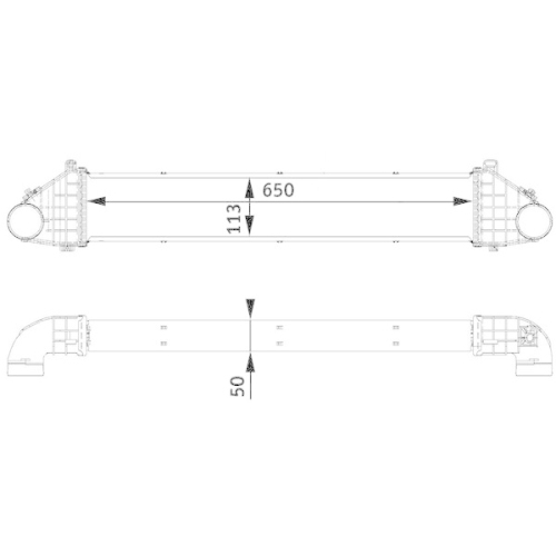 MAHLE Ladeluftk&uuml;hler BEHR *** PREMIUM LINE *** CI 139 000P