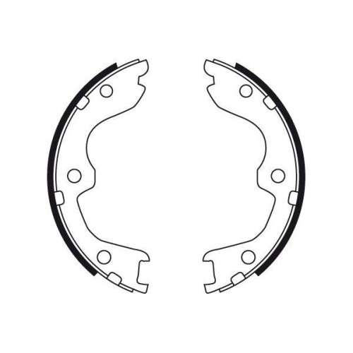 TRW Bremsbackensatz, Feststellbremse GS8730