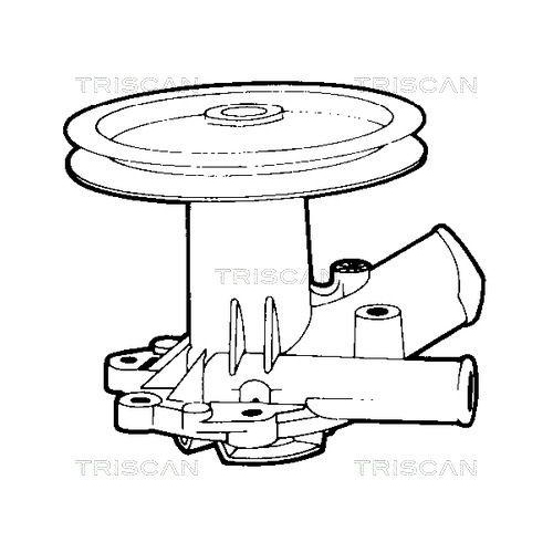 TRISCAN Wasserpumpe, Motork&uuml;hlung 8600 10070