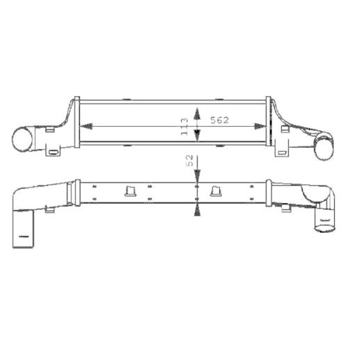 MAHLE Ladeluftkühler BEHR *** PREMIUM LINE *** CI 52 000P