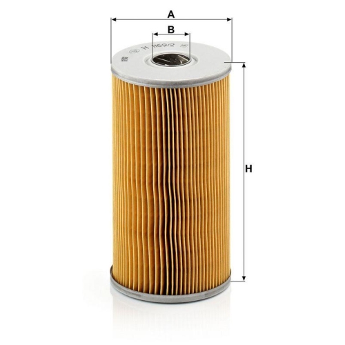 MANN-FILTER Filter, Arbeitshydraulik H 1169/2