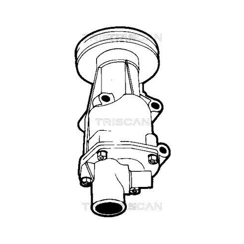 TRISCAN Wasserpumpe, Motork&uuml;hlung 8600 15123