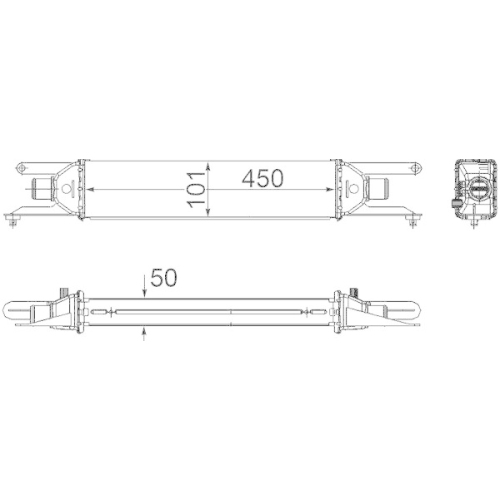 MAHLE Ladeluftk&uuml;hler BEHR *** PREMIUM LINE *** CI 205 000P