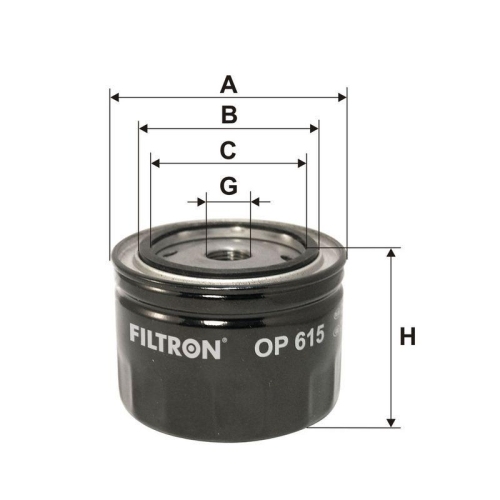 FILTRON &Ouml;lfilter OP 615