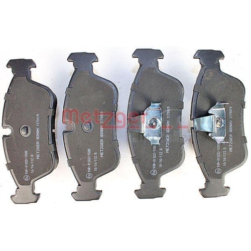 METZGER AUTOTEILE Bremsbelagsatz, Scheibenbremse 1170019