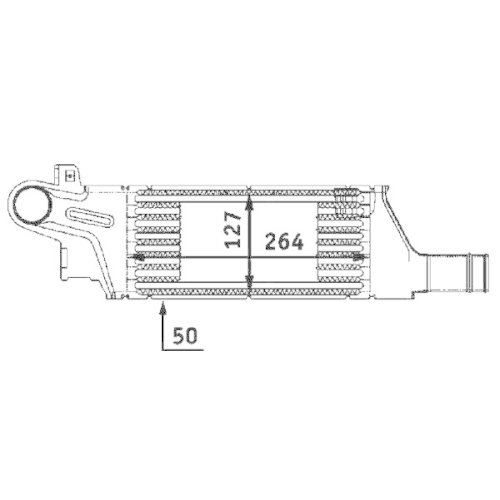 MAHLE Ladeluftk&uuml;hler BEHR *** PREMIUM LINE *** CI 57 000P