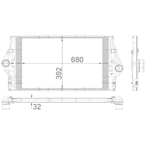 MAHLE Ladeluftk&uuml;hler BEHR *** PREMIUM LINE *** CI 59 000P