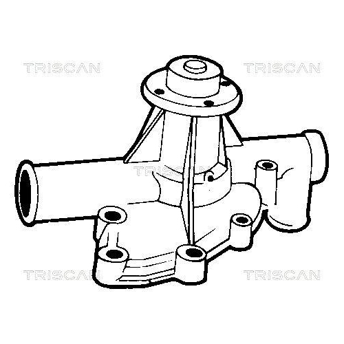TRISCAN Wasserpumpe, Motorkühlung 8600 11002