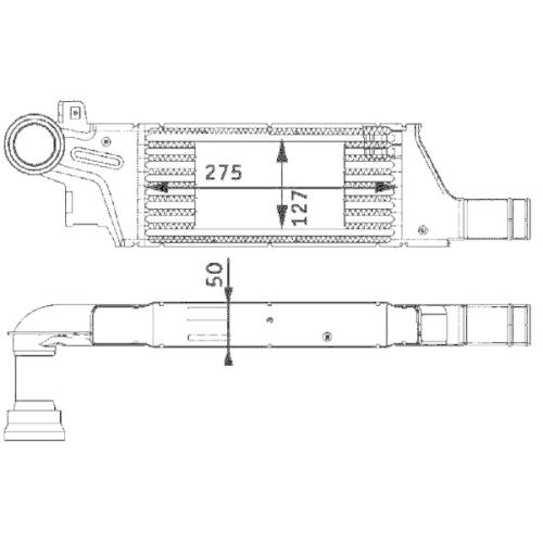 MAHLE Ladeluftk&uuml;hler BEHR *** PREMIUM LINE *** CI 61 000P