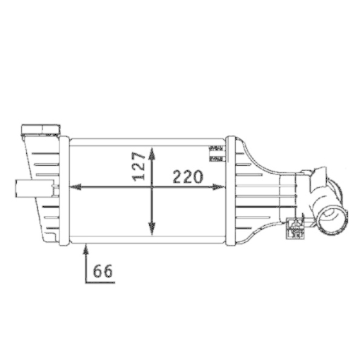 MAHLE Ladeluftk&uuml;hler BEHR *** PREMIUM LINE *** CI 71 000P