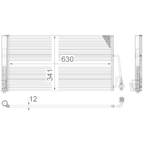MAHLE Kondensator, Klimaanlage BEHR *** PREMIUM LINE *** AC 590 000P