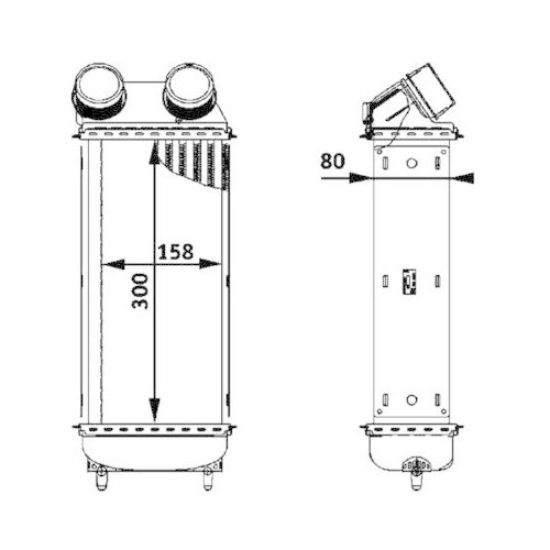 MAHLE Ladeluftk&uuml;hler BEHR *** PREMIUM LINE *** CI 86 000P