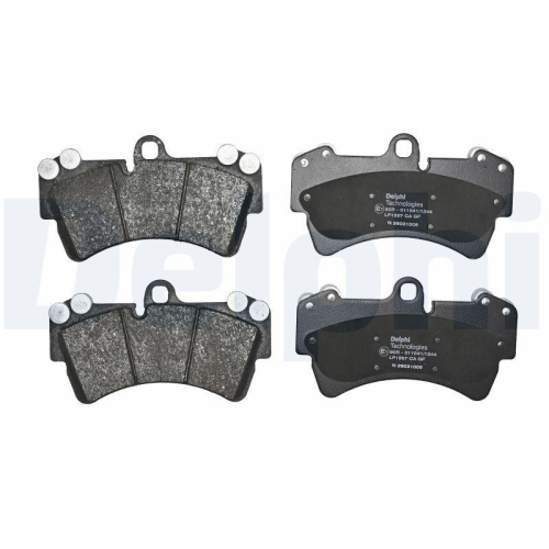 DELPHI Bremsbelagsatz, Scheibenbremse LP1997