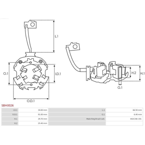 AS-PL Halter, Kohleb&uuml;rsten Brandneu AS-PL