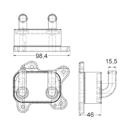 MAHLE &Ouml;lk&uuml;hler, Motor&ouml;l BEHR *** PREMIUM LINE *** CLC 168 000P