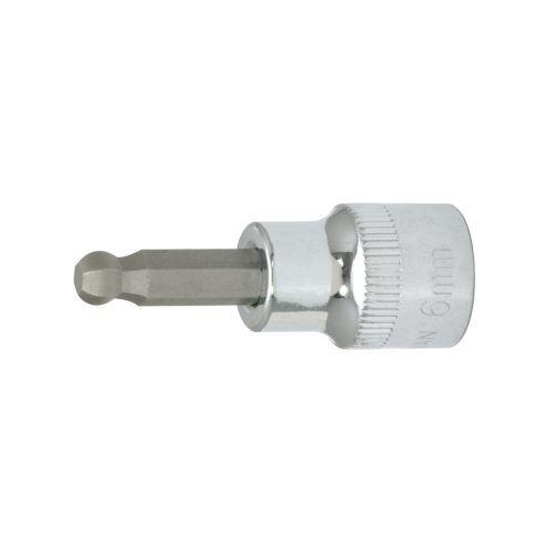 3/8 Zoll CHROMEplus Bit-Stecknuss InnensechskantKugelkopf4mm H&auml;nger 918.3871-E
