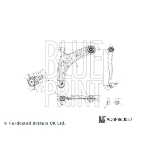 BLUE PRINT Lenker, Radaufh&auml;ngung ADBP860057