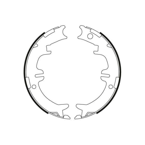 TRW Bremsbackensatz, Feststellbremse GS8446
