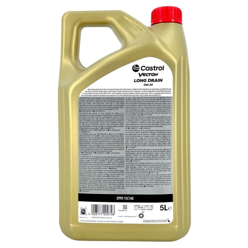 Motor&ouml;l Motoren&ouml;l CASTROL 0W-20 DTFR - 5 Liter Kanister 1619A1