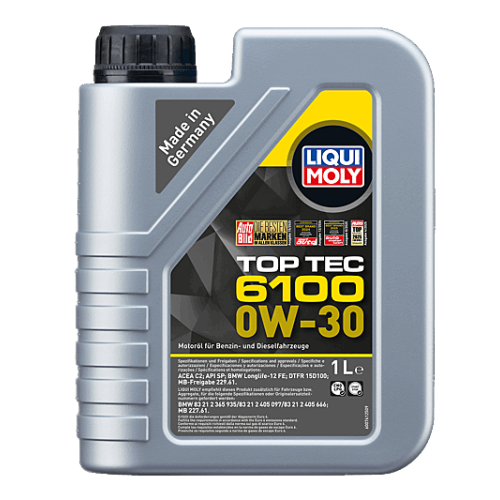 Liqui Moly Top Tec 6100 Motor&ouml;l Motoren&ouml;l 0W-30 4-Liter - 20770