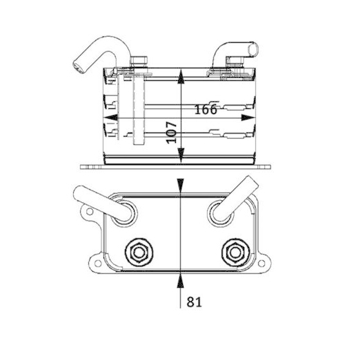 MAHLE Ölkühler, Automatikgetriebe BEHR *** PREMIUM LINE *** CLC 62 000P